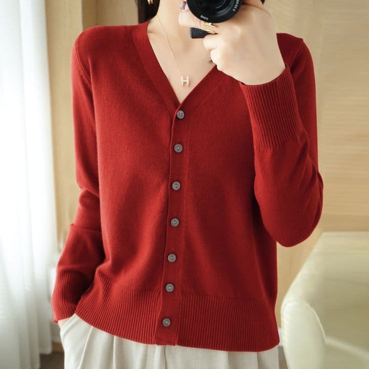 ニットカーディガン 柔らか上質モヘアニットカーディガン